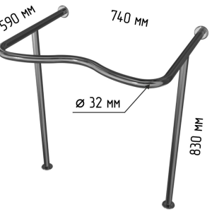 Поручень для раковины с выемкой Y11