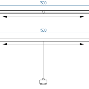 Штанга с навесными рукоятками для инвалидов