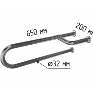 Поручень для раковины трехопорный универсальный 650мм