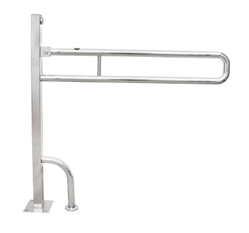 Поручень опорный откидной на стойке по ГОСТ 900x150х850 мм — изображение 5