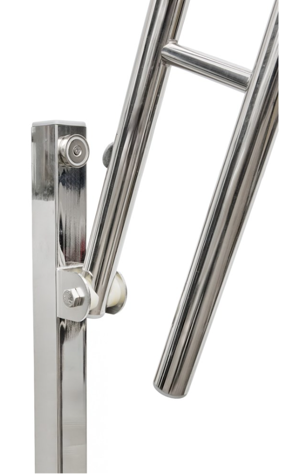 Поручень опорный откидной на стойке по ГОСТ 900x150х850 мм — изображение 3