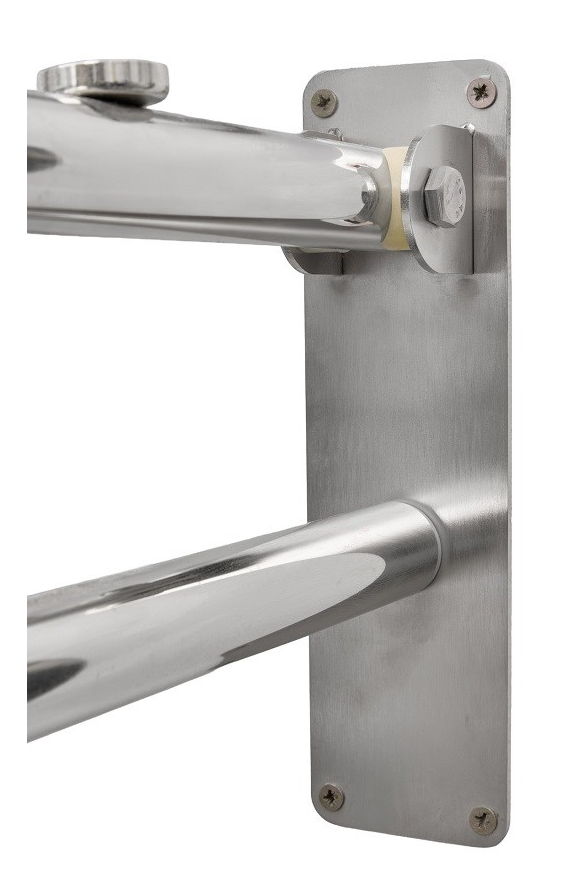 Поручень откидной для унитаза настенный без бумагодержателя 600х230 — изображение 5