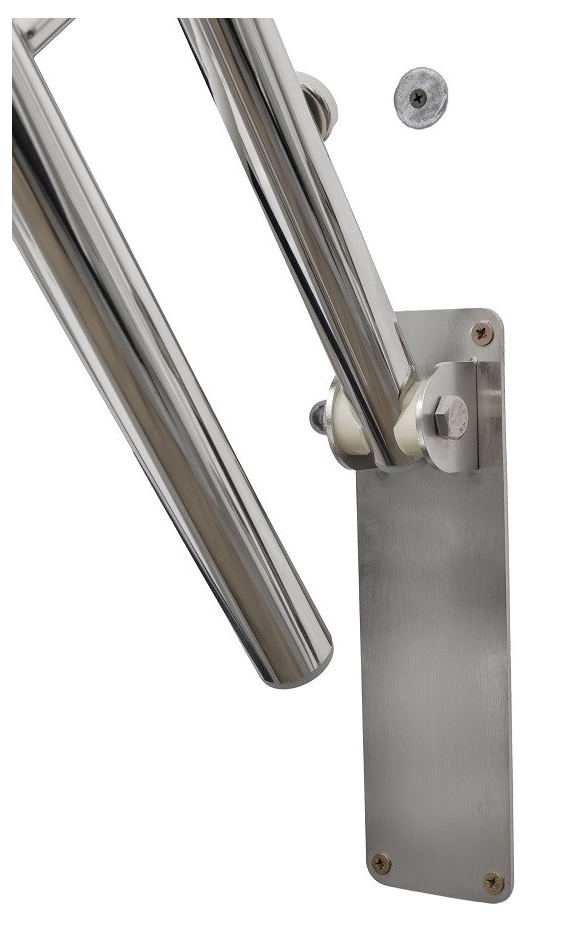 Поручень откидной для унитаза настенный без бумагодержателя 600х230 — изображение 4