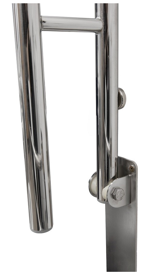 Поручень откидной для унитаза настенный без бумагодержателя 600х230 — изображение 3