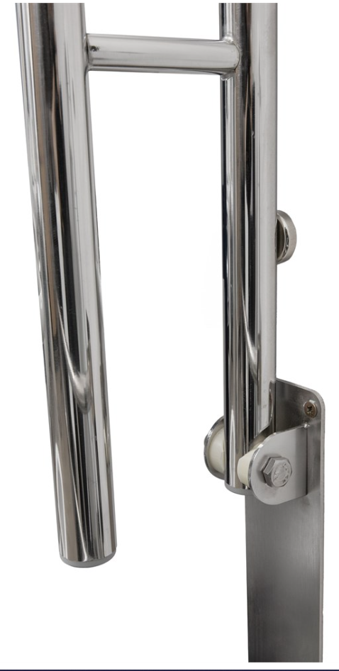 Поручень для унитаза для инвалидов напольный опорный П-Поручень для туалета настенный откидной с фиксатором без бумагодержателя — изображение 4