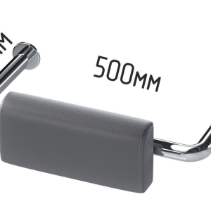 Поручень-опора с подушкой для инвалидов в санитарно-гигиенические комнаты