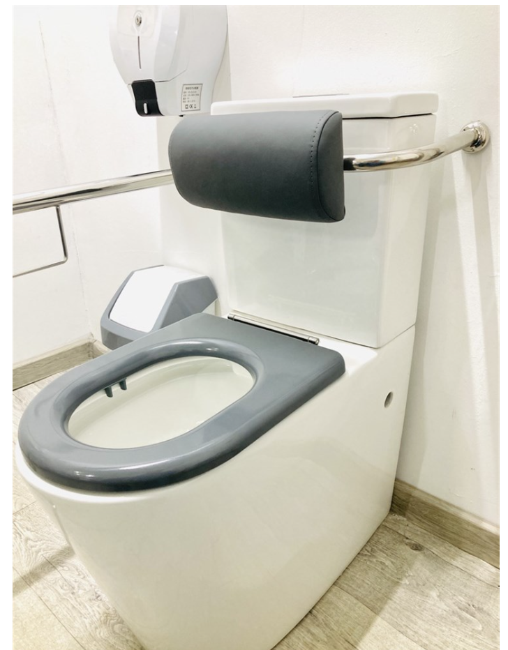 Поручень-опора с подушкой для инвалидов в санитарно-гигиенические комнаты — изображение 2