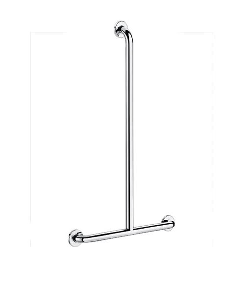 Поручень для ванной и душа Т-образный 600х800 мм