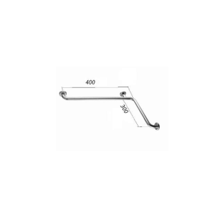 Поручень для инвалидов в ванную и душ настенный угловой 300х400мм - Правый