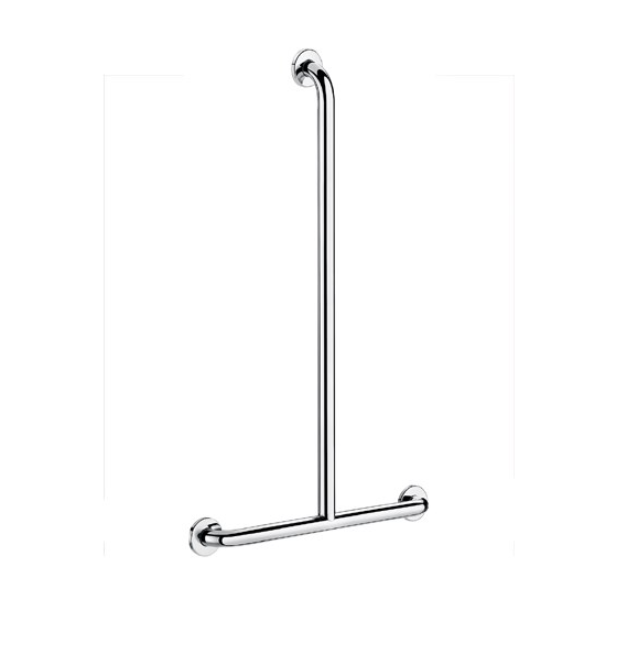 Поручень для ванной и душа Т-образный 500х1100 мм