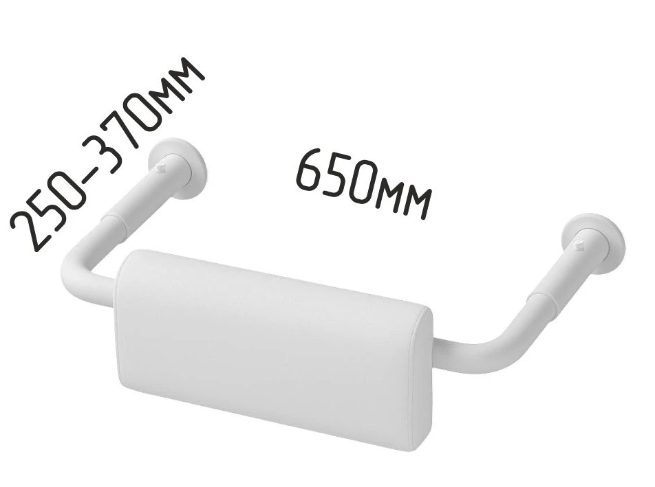 Поручень-опора для спины в зоне унитаза, регулируемая