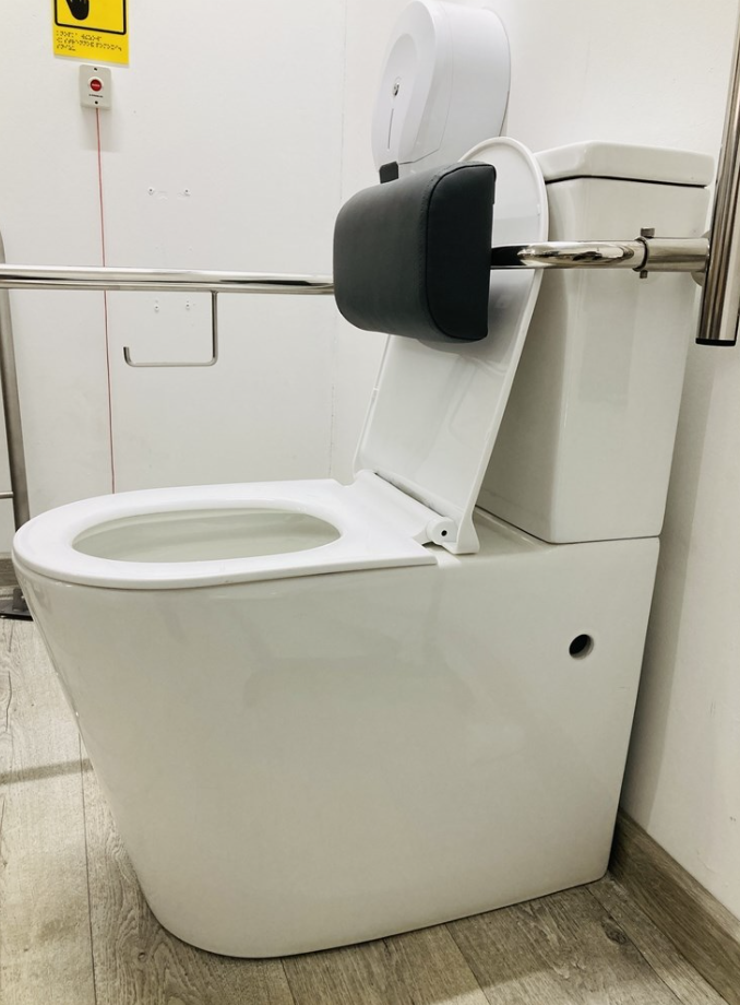 Поручень-опора для спины в зоне унитаза, регулируемая — изображение 5