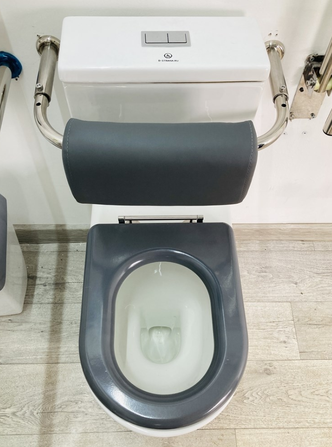 Поручень-опора для спины в зоне унитаза, регулируемая — изображение 4