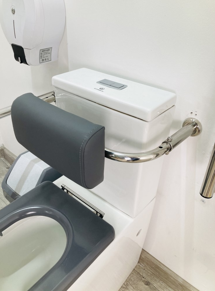 Поручень-опора для спины в зоне унитаза, регулируемая — изображение 3